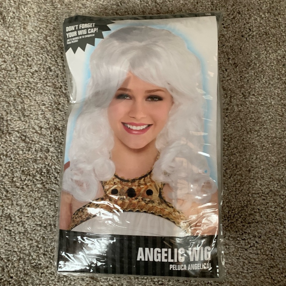 Angelic white wig